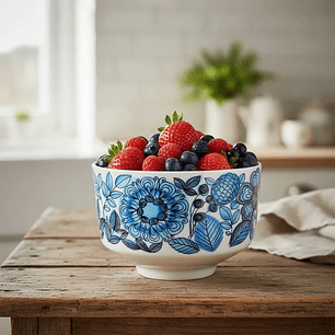 Bowl de porcelana española Pontesa - años 60s