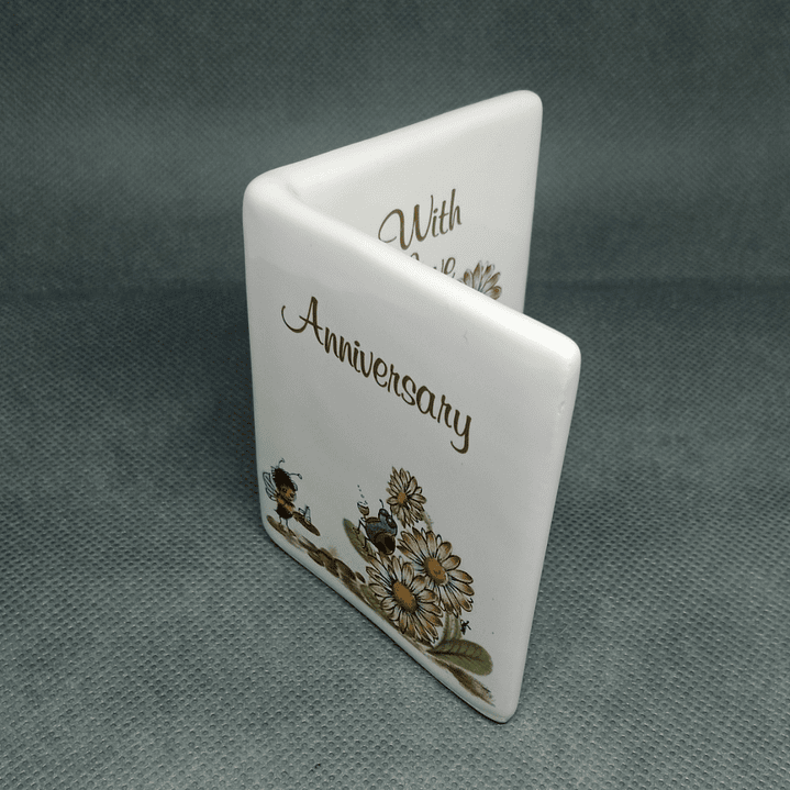 Tarjeta en miniatura de cerámica inglesa - años 80 1