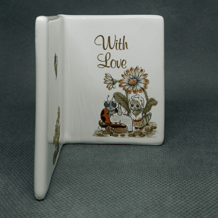 Tarjeta en miniatura de cerámica inglesa - años 80 7