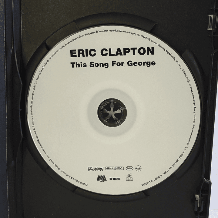 DVD de Eric Clapton 
