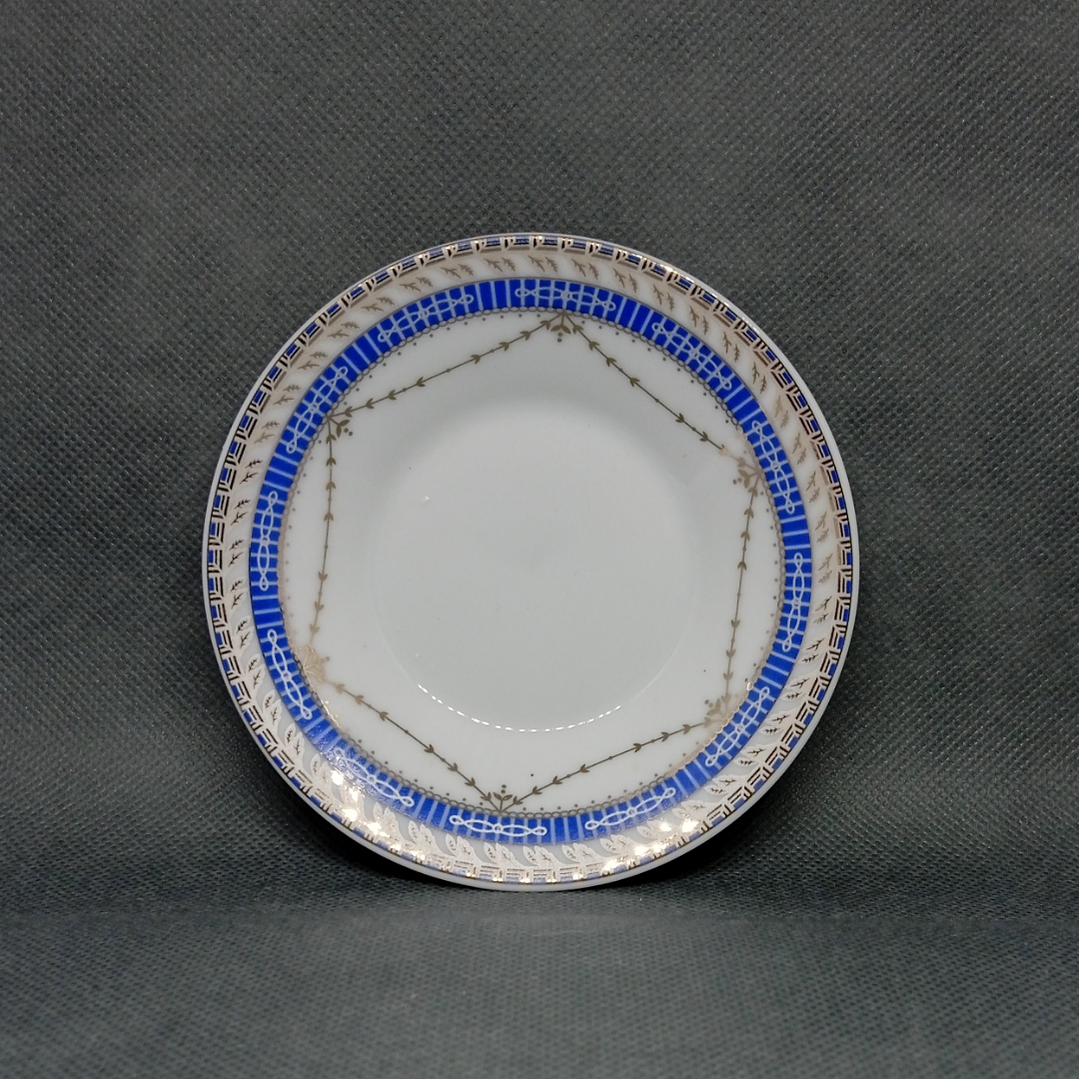 Taza y plato para café italianos de porcelana - años 70 4