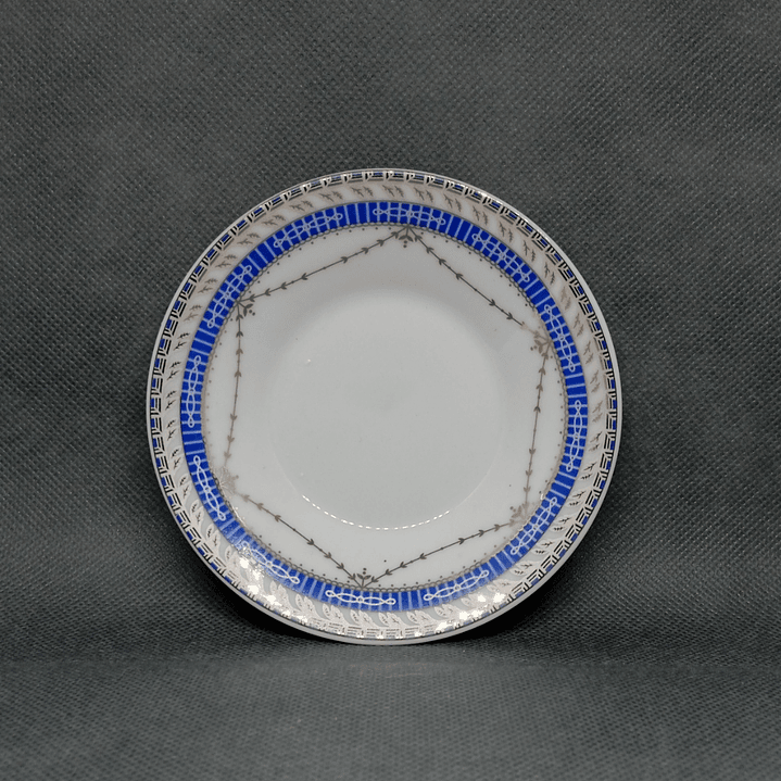 Taza y plato para café italianos de porcelana - años 70 4