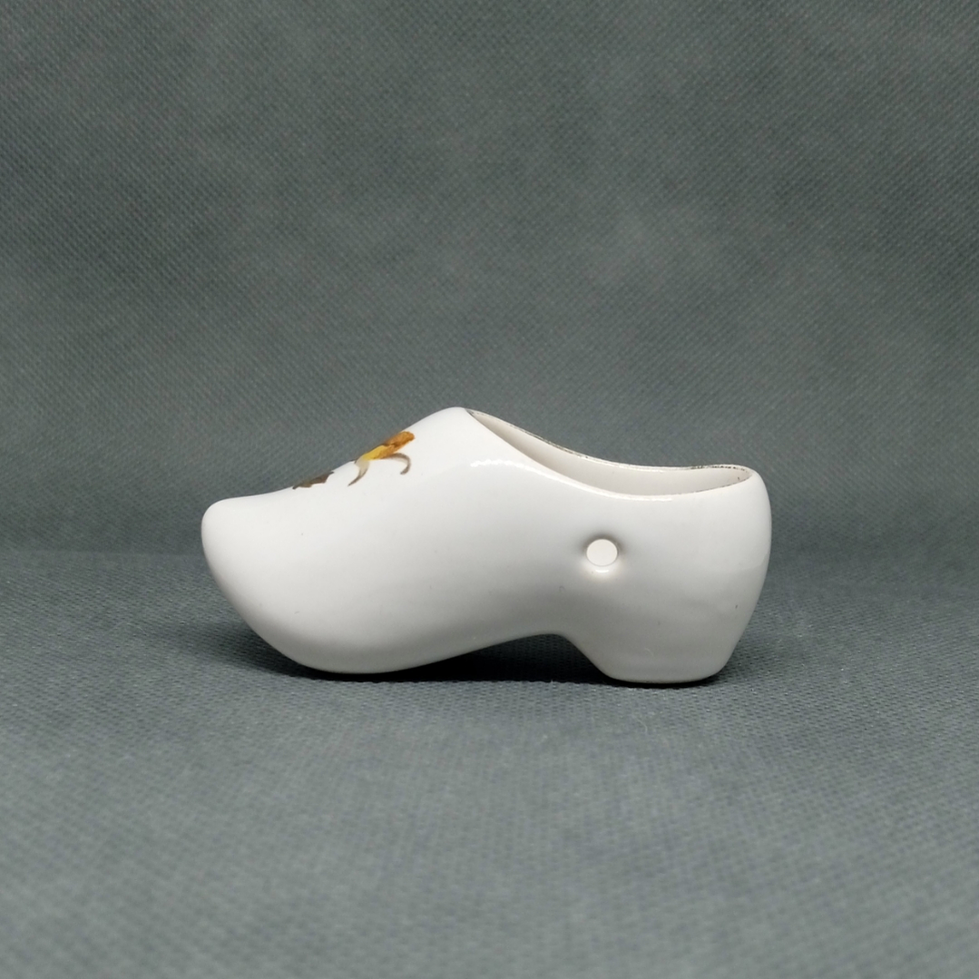 Miniatura vintage de zapato zueco en porcelana - años 70 5