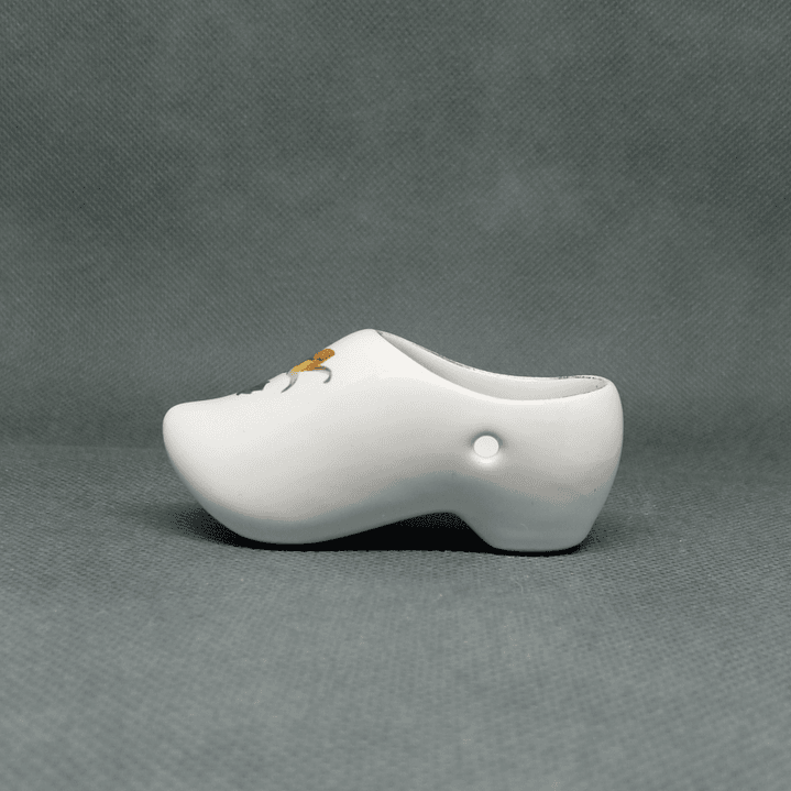Miniatura vintage de zapato zueco en porcelana - años 70 5