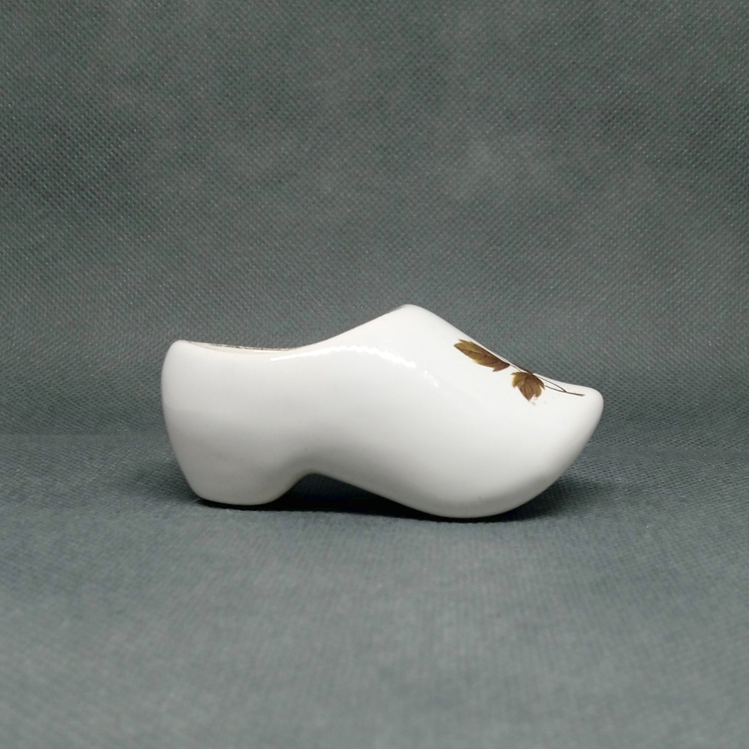 Miniatura vintage de zapato zueco en porcelana - años 70 1