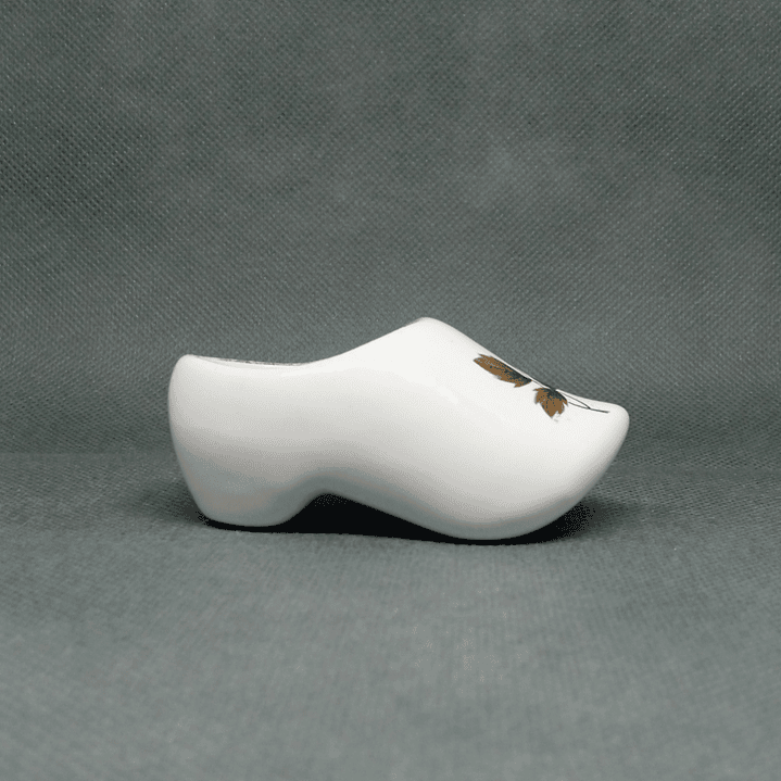 Miniatura vintage de zapato zueco en porcelana - años 70 1