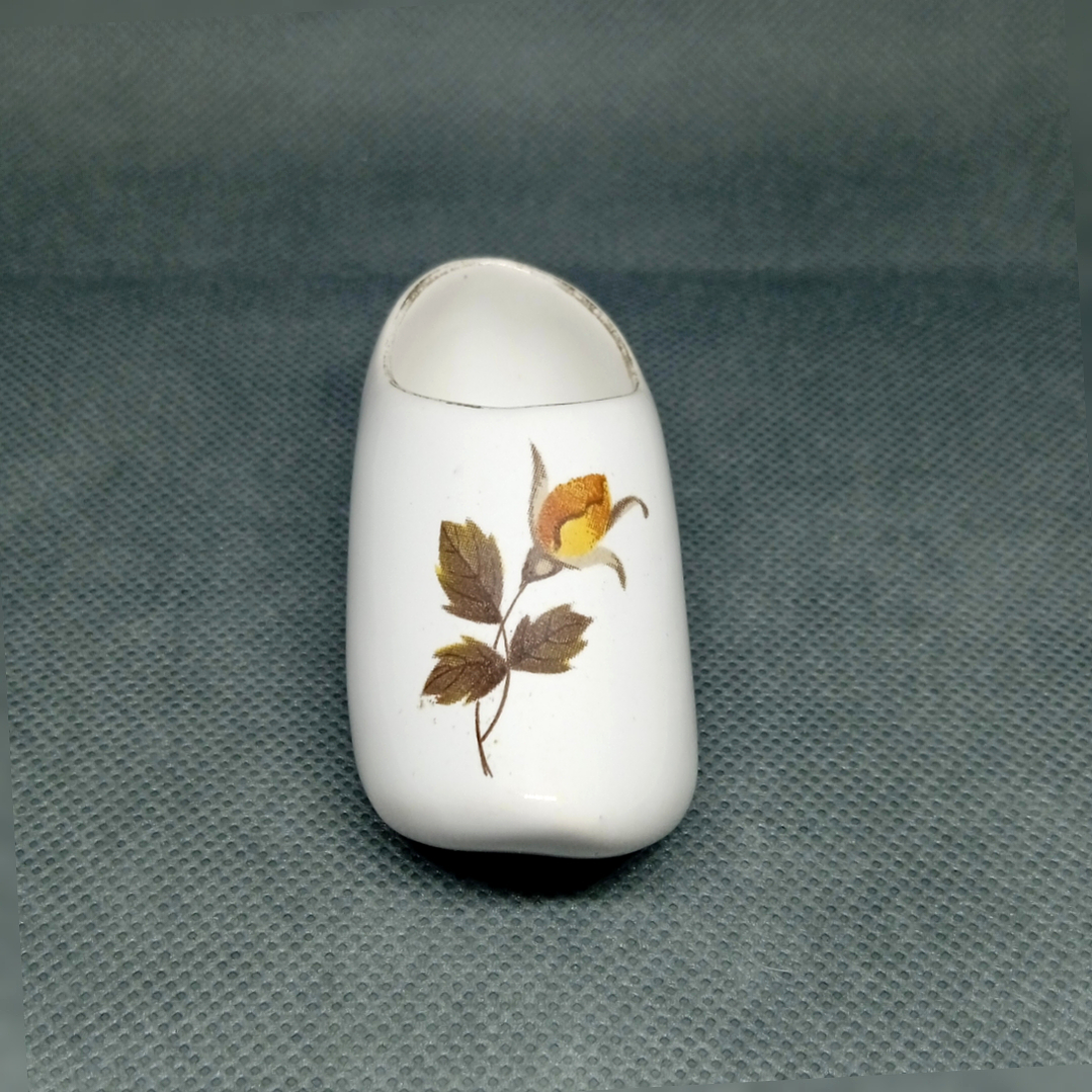 Miniatura vintage de zapato zueco en porcelana - años 70 3