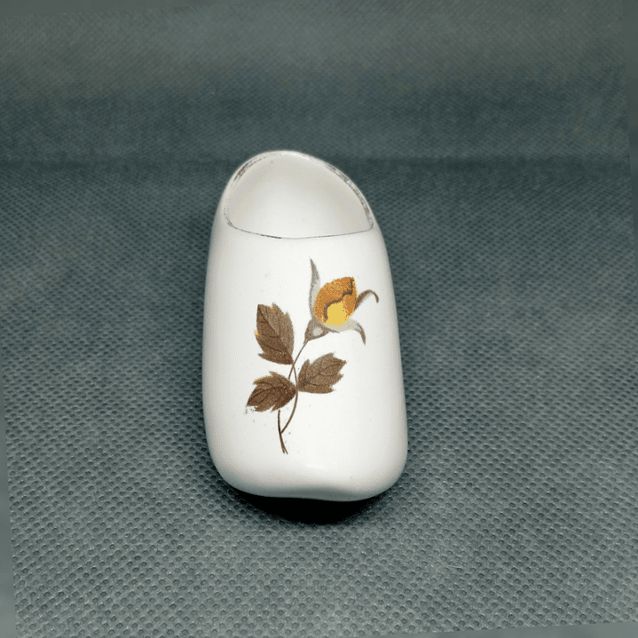 Miniatura vintage de zapato zueco en porcelana - años 70 3