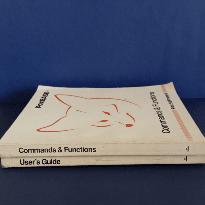 Set de libros oficiales de FoxBASE+ de 1988 en inglés 3