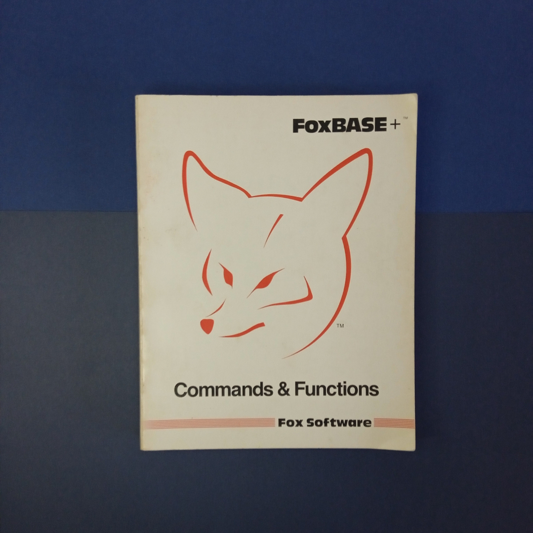 Set de libros oficiales de FoxBASE+ de 1988 en inglés 5