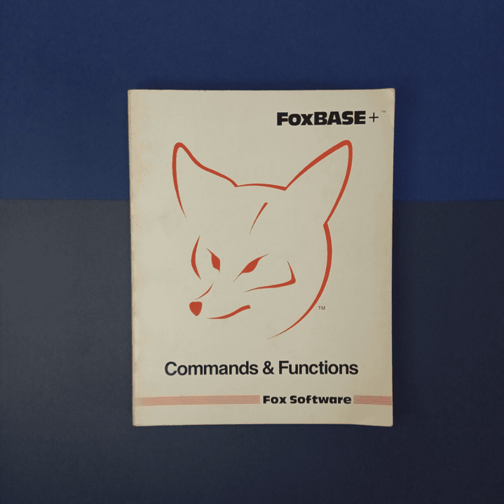 Set de libros oficiales de FoxBASE+ de 1988 en inglés 5