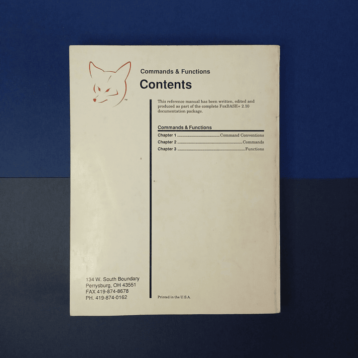 Set de libros oficiales de FoxBASE+ de 1988 en inglés 6