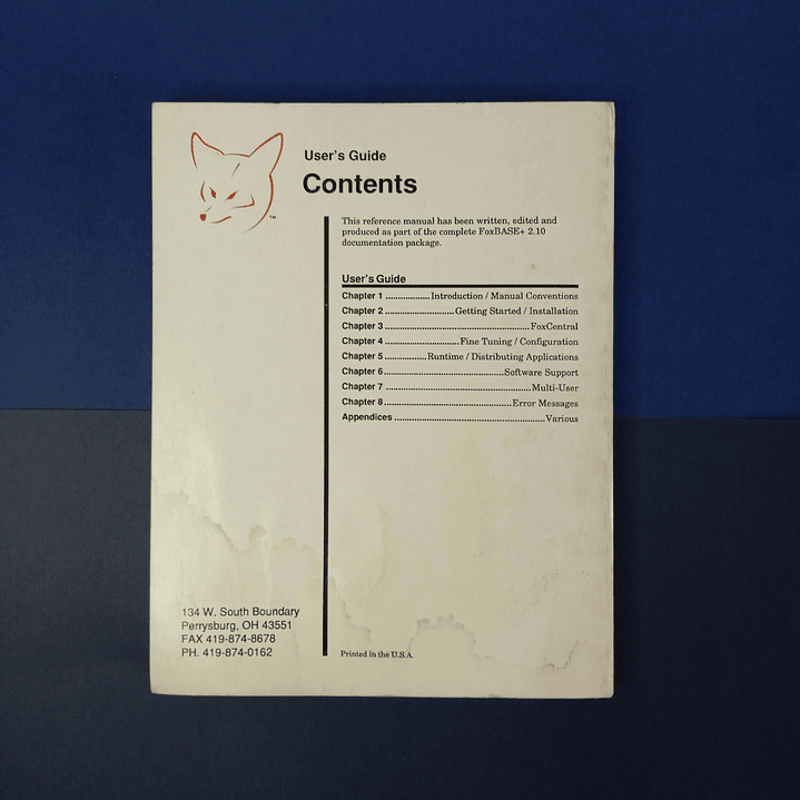 Set de libros oficiales de FoxBASE+ de 1988 en inglés 8