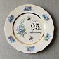 Plato decorativo porcelana inglesa 25º Aniversario - Miniatura 1