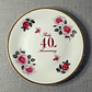 Plato decorativo porcelana inglesa 40º Aniversario - Miniatura 1
