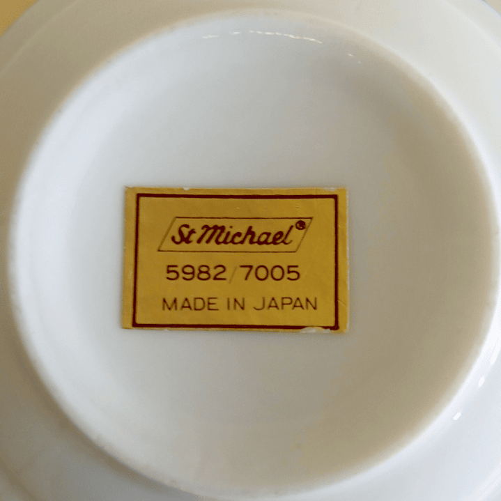 Pocillo St Michael hecho en Japón - años 80 2