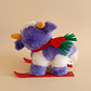 Peluche de vaca Milka en esquíes - Alemania, años 90 - Miniatura 2