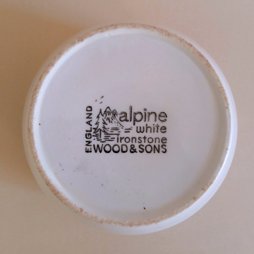 Bowl azucarero Wood & Sons - Inglaterra años 60 3