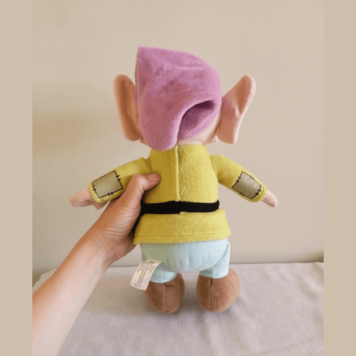 Peluche de Tontín (Dopey) de Blancanieves - Bélgica años 90 2