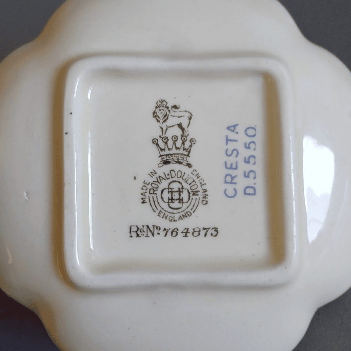 Platillo auxiliar de mesa Royal Doulton - años 30 2