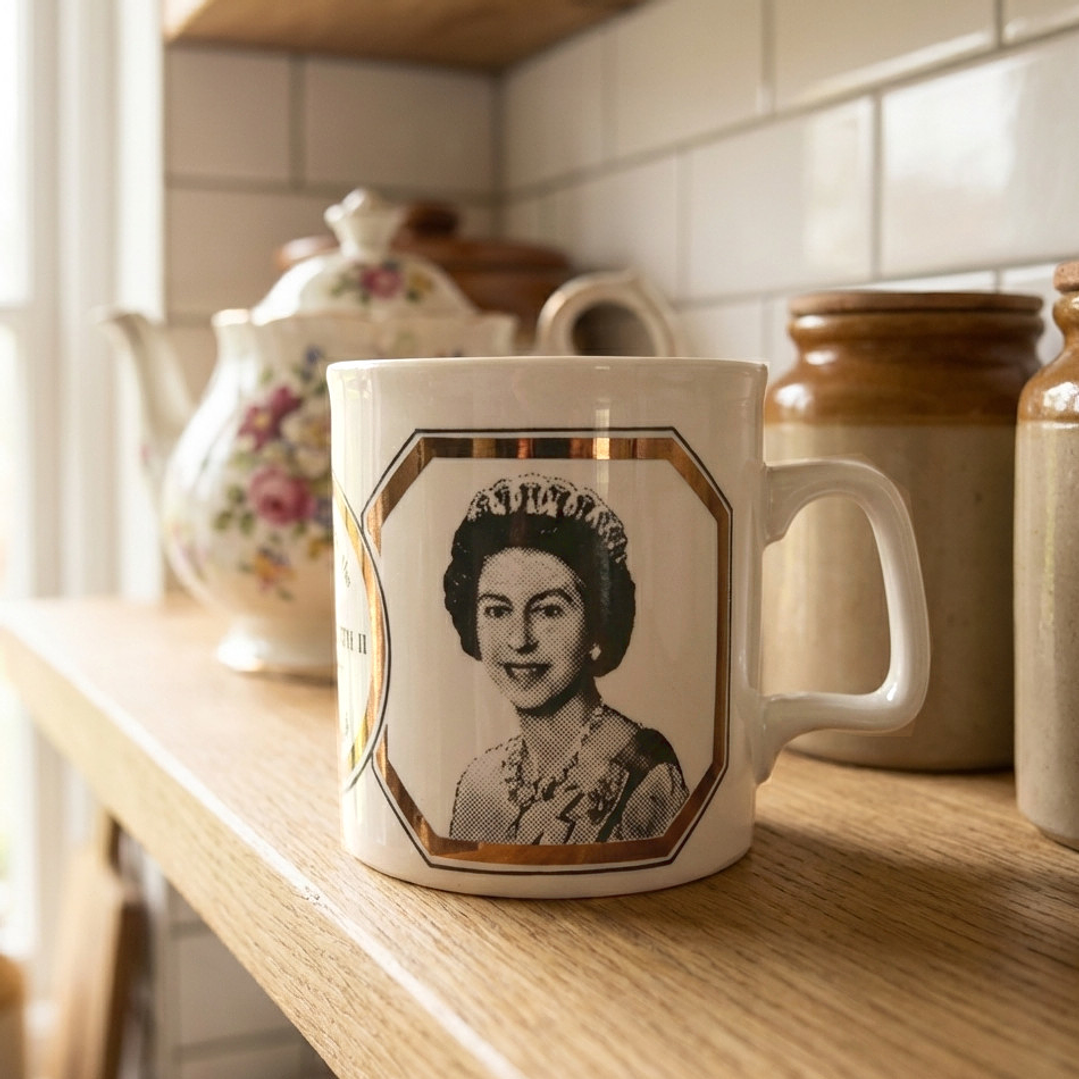 Tazón Jubileo de Plata Reina Isabel II – Staffordshire, 1977 7