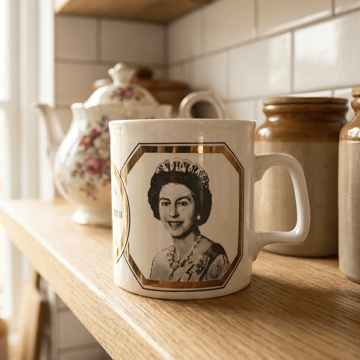 Tazón Jubileo de Plata Reina Isabel II – Staffordshire, 1977 7