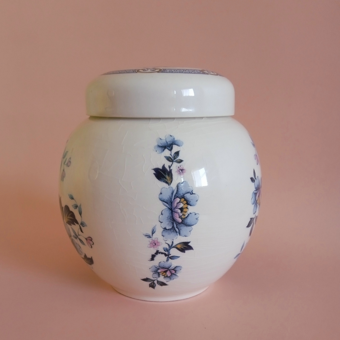 Frasco decorativo inglés (ginger jar) Sadler - años 40 2