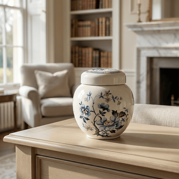 Pote decorativo inglés (ginger jar) Sadler - años 40 8