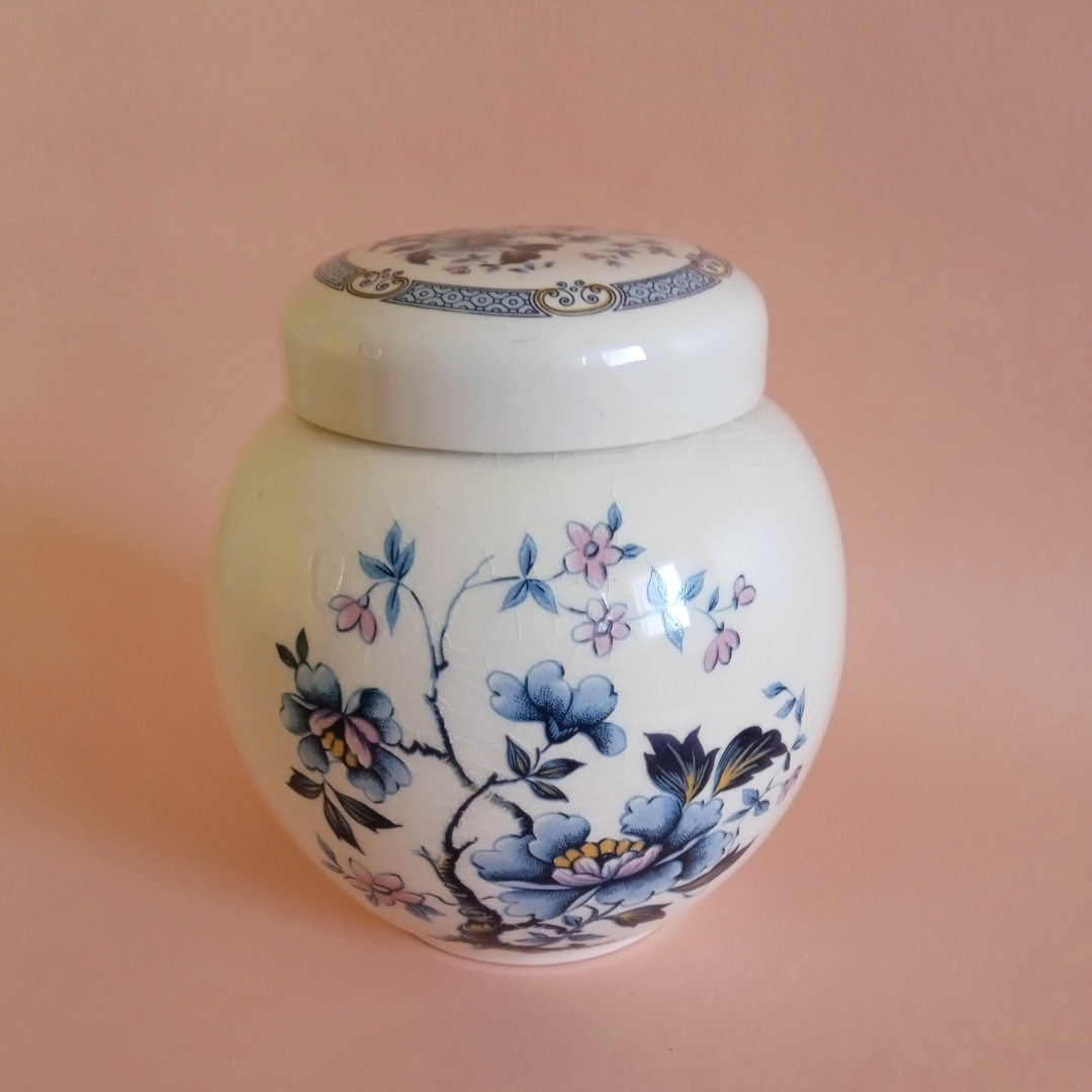 Frasco decorativo inglés (ginger jar) Sadler - años 40 1