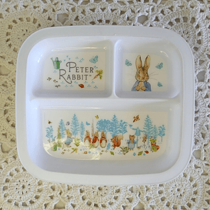 Plato decorativo Peter Rabbit, diseño inglés · años 90-2000