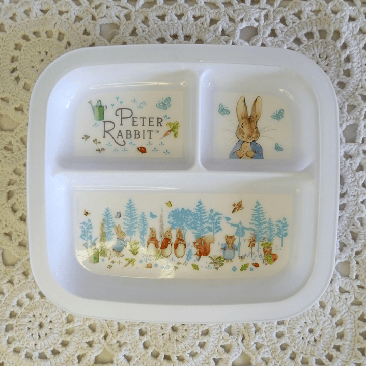 Plato decorativo Peter Rabbit, diseño inglés · años 90-2000 1
