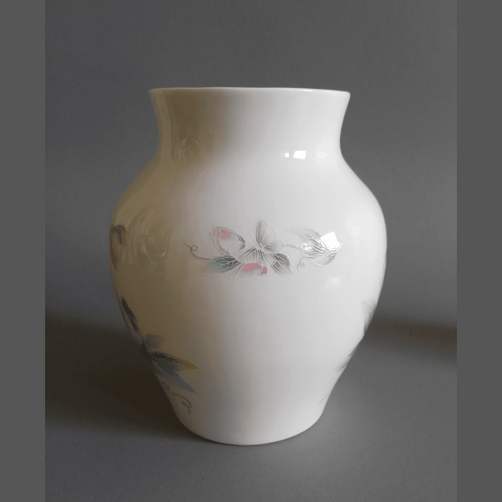 Pareja de floreros de porcelana inglesa Aynsley · años 80 6