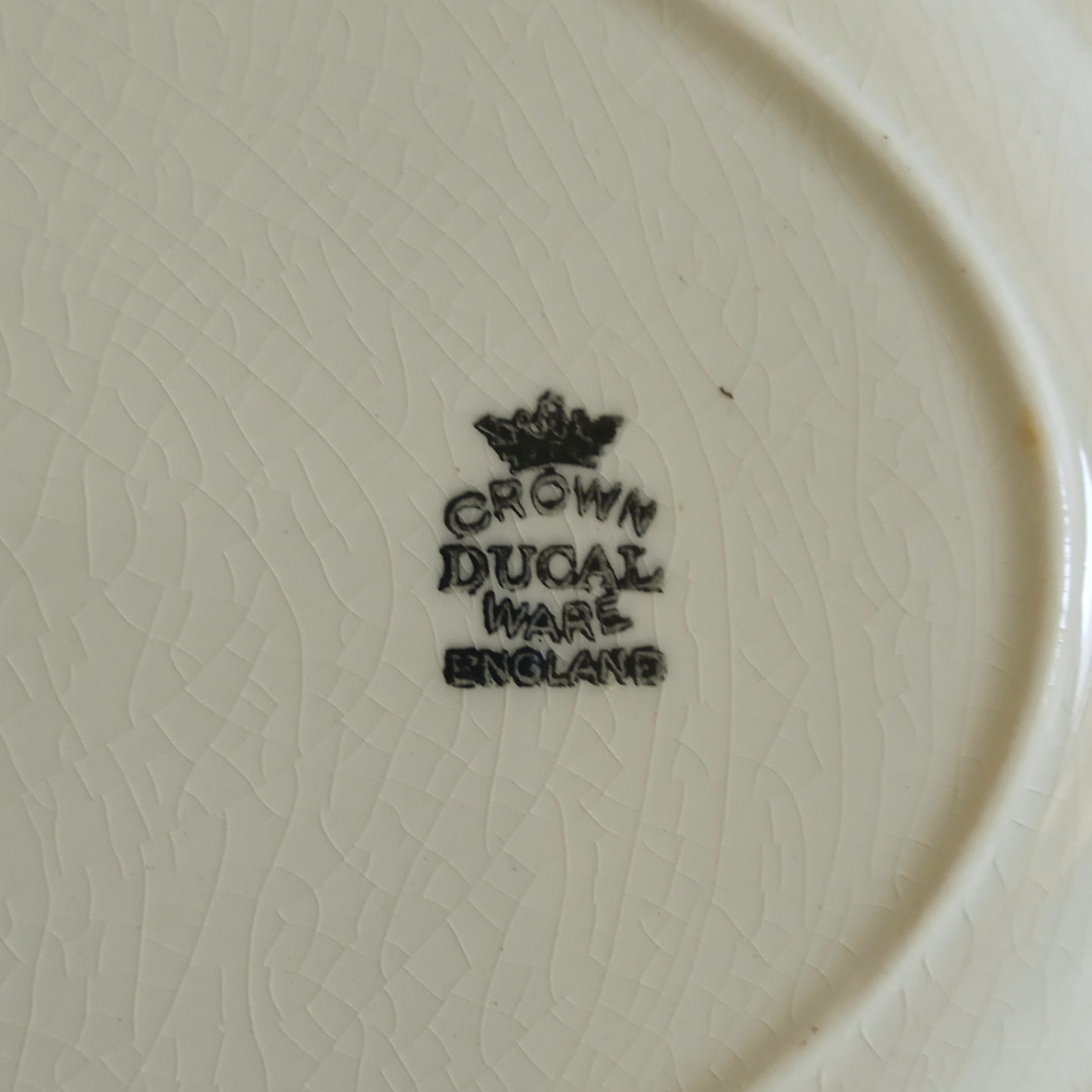Bandeja inglesa antigua Crown Ducal · 1925–1930 3