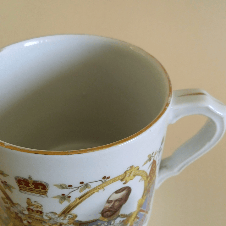 Tazón conmemorativo Coronación Rey Jorge V · 1911 7