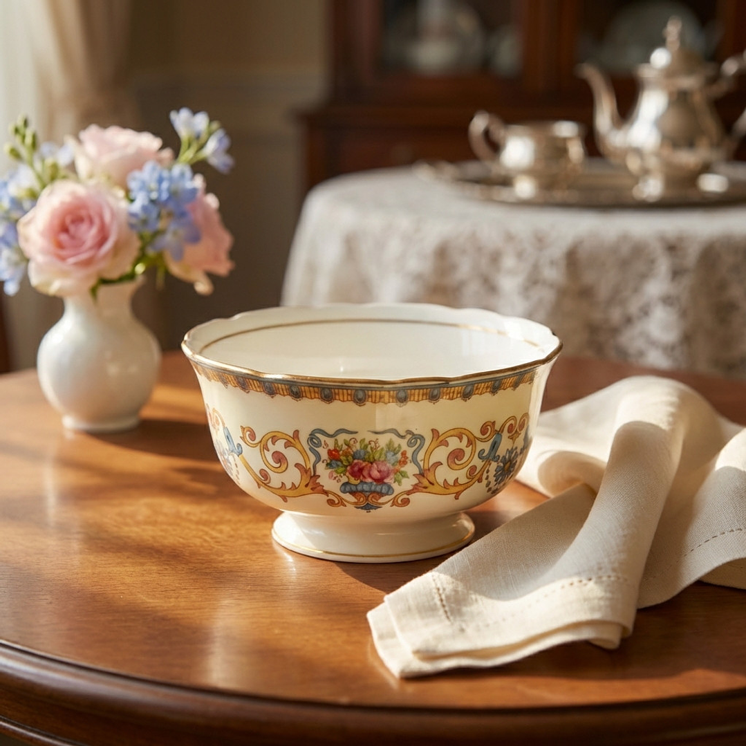 Bowl mediano inglés Aynsley · años 40 9