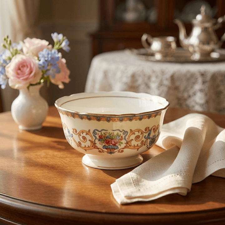 Bowl mediano inglés Aynsley · años 40 9