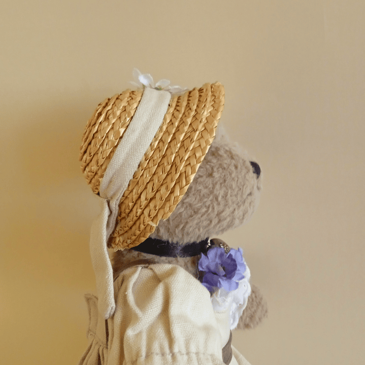 Peluche vintage alemán con traje típico bávaro · G. Wurm - años 80 5