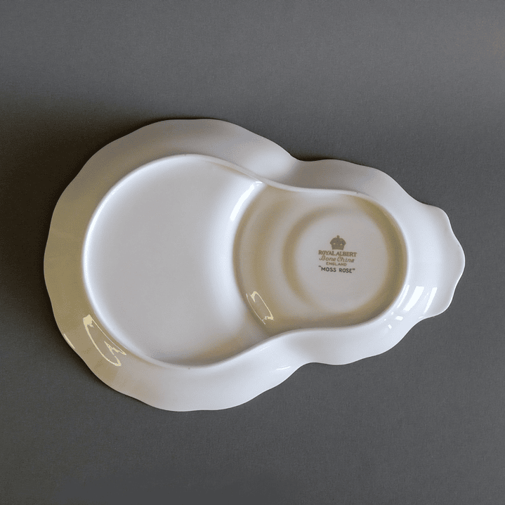 Plato para snack de porcelana · Inglaterra 1955-60 6