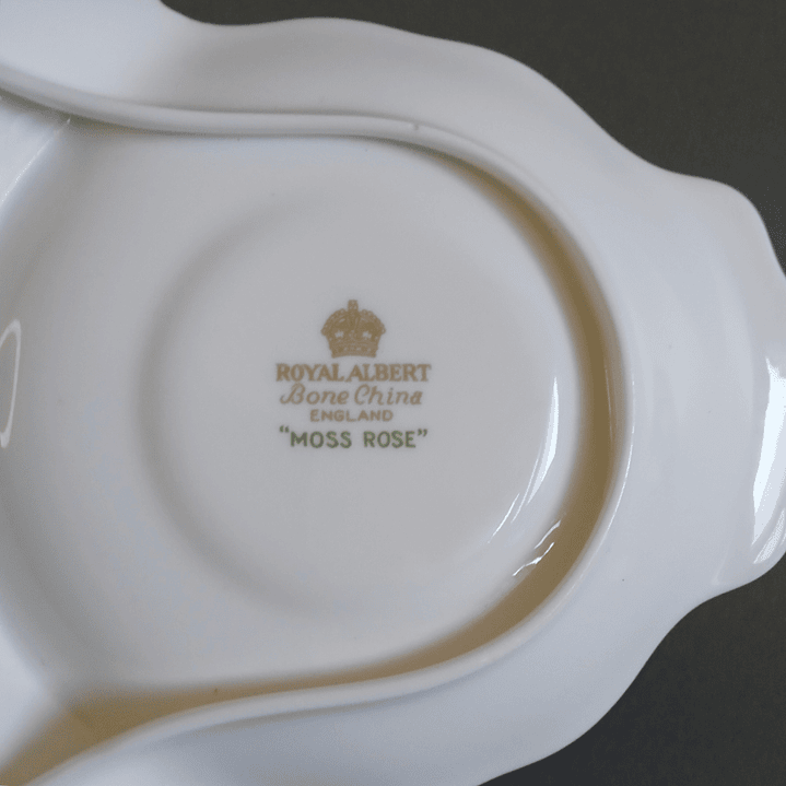 Plato para snack de porcelana · Inglaterra 1955-60 3