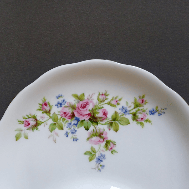 Plato para snack de porcelana · Inglaterra 1955-60 5