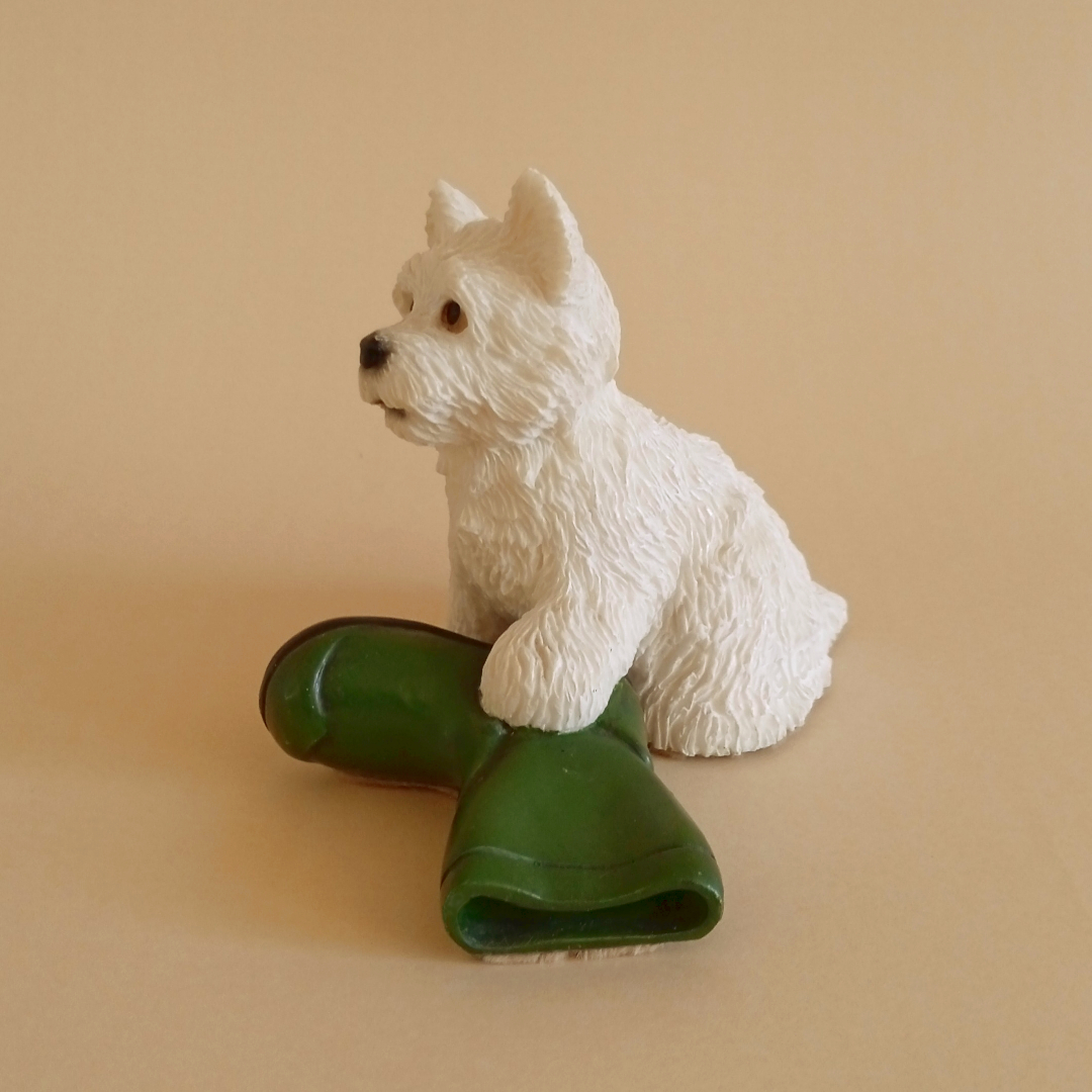 Figura decorativa inglesa de perro Westie · The Leonardo Collection 6
