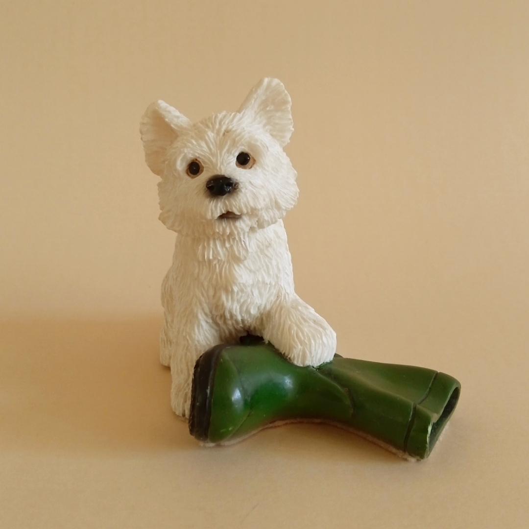 Figura decorativa inglesa de perro Westie · The Leonardo Collection 2