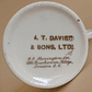 Taza y plato de café ingleses Alfred Meakin – vajilla hotelera histórica (ca. 1920) - Miniatura 4