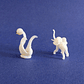 Figuras de cristal de Murano · cisne y elefante · años 70 - Miniatura 6