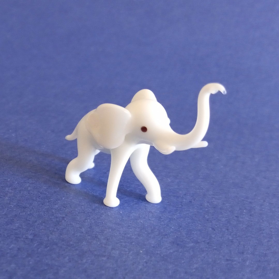 Figuras de cristal de Murano · cisne y elefante · años 70 4