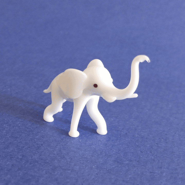 Figuras de cristal de Murano · cisne y elefante · años 70 4