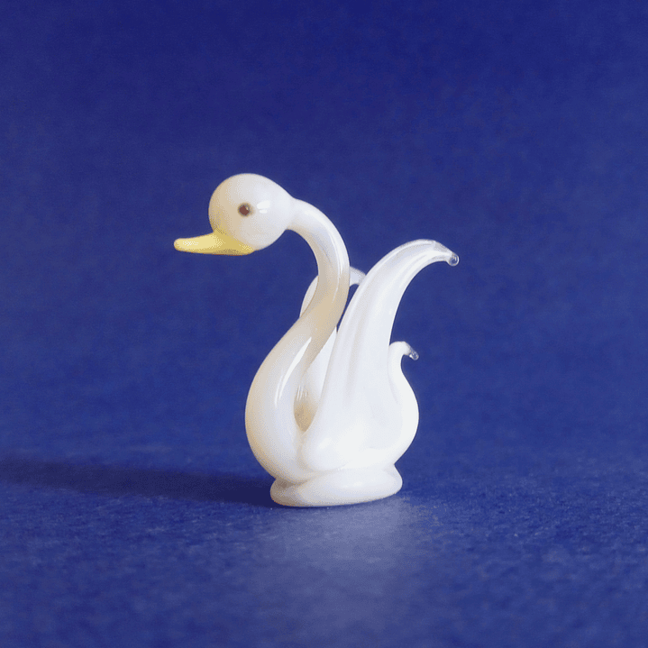 Figuras de cristal de Murano · cisne y elefante · años 70 3