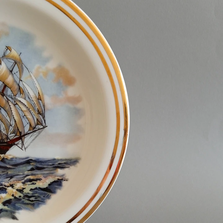 Plato decorativo náutico Churchill – Velero clásico 7