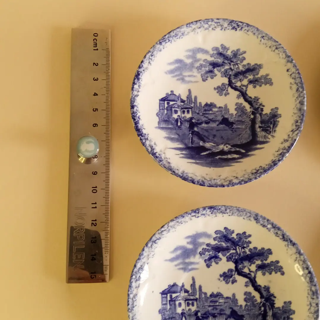 Set 4 platitos Ridgways antiguos (Inglaterra) – 1920  6