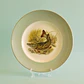 Par de platos decorativos europeos vintage · motivo de peces - Miniatura 2
